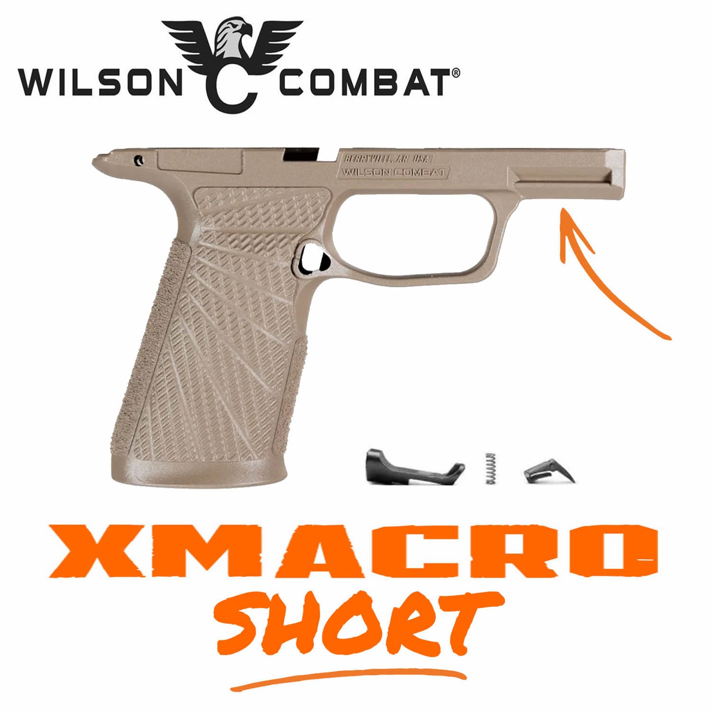 Wilson Combat WCP365 XMACRO SHORT Grip Module - NO MANUAL SAFETY image 1