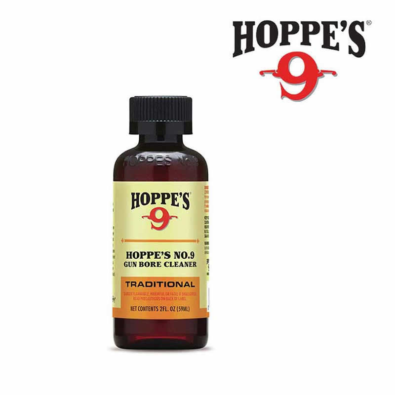 Hoppes No 9 Gun Bore Cleaner 2 Ounce Bottle image 0