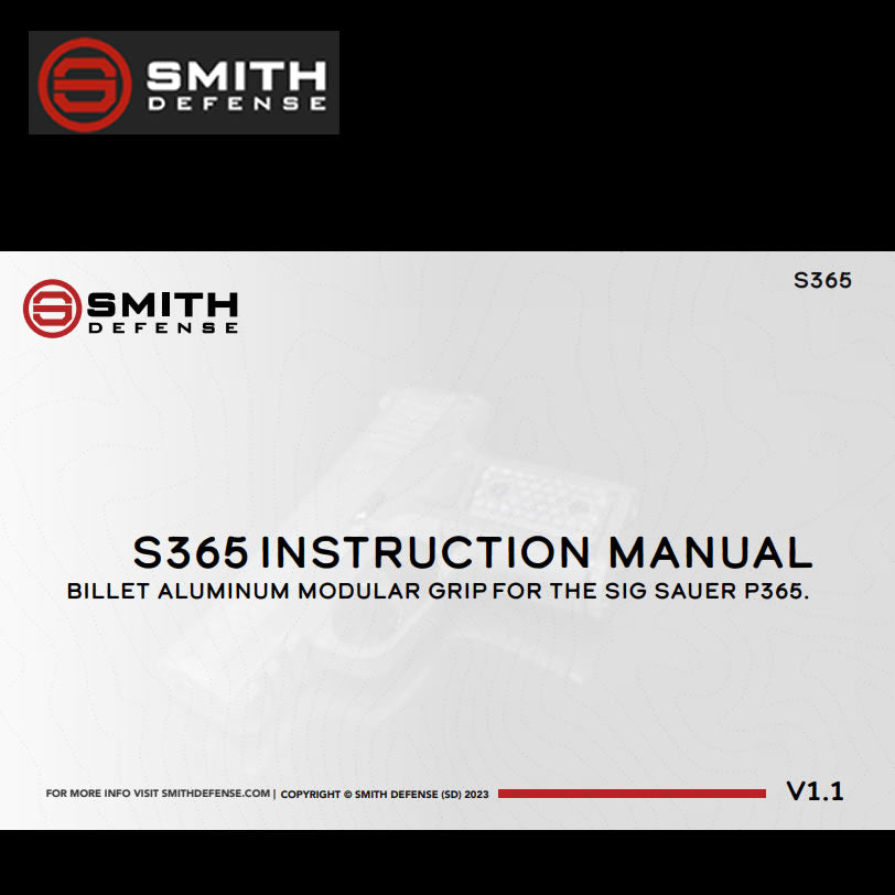 Smith Defense S365 Billet Aluminum Modular Grip Module image 5