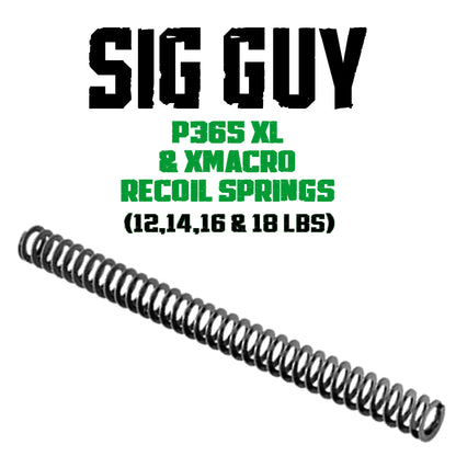 Sig Guy P365XL & XMACRO 1911 Style Flat Wire Recoil Springs image 0