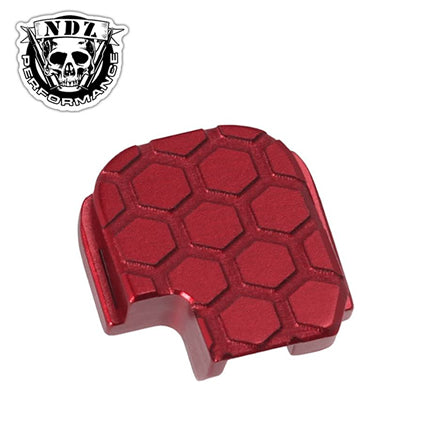 NDZ Performance P365 Deep Engraved Rear Slide Cap -RED image 3