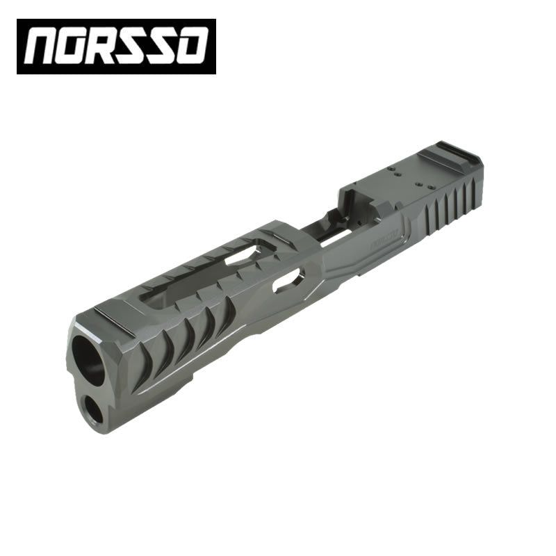 Norsso P320 Reptile Ported Full-Size Slide - Trijicon RMR Optic Cut image 1