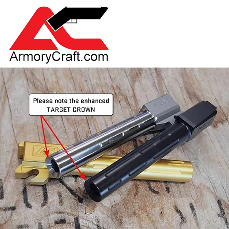 Armory Craft SIG P320 X5 Legion BULL Barrel - NON THREADED - BLACK & SILVER image 1