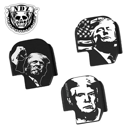 NDZ Performance P365 series Limited Edition Trump Rear Slide Cover Plates image 0