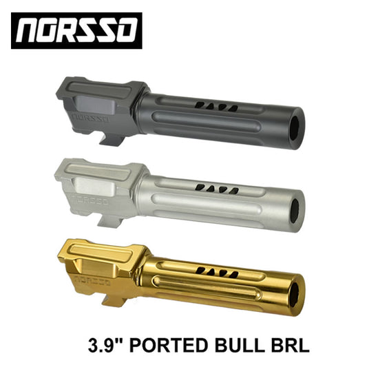 Norsso N320C BB 3.9" Length 9mm Geo Port Bull Barrel image 0