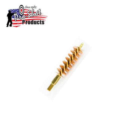 Pro-Shot , Bronze Pistol Brush, #8-36 Threaded, 10MM Caliber image 0