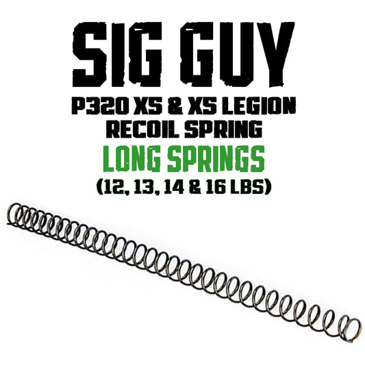 Sig Guy P320 X-Five Legion Recoil Springs - LONG SPRINGS image 0