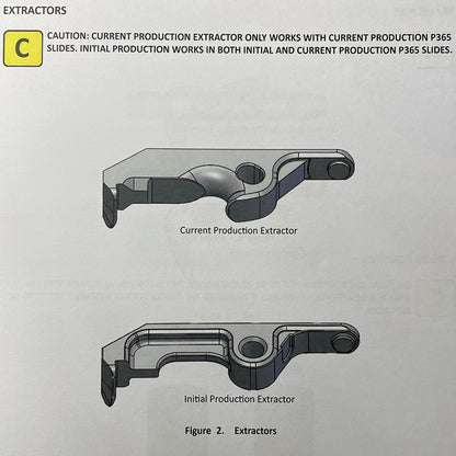 SIG Sauer EXTRACTOR KIT, P365 - Ferritic Nitrocarburizing Finish image 1