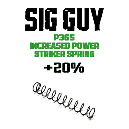 Sig Guy P365 Increased Power Striker Spring +20% image 0