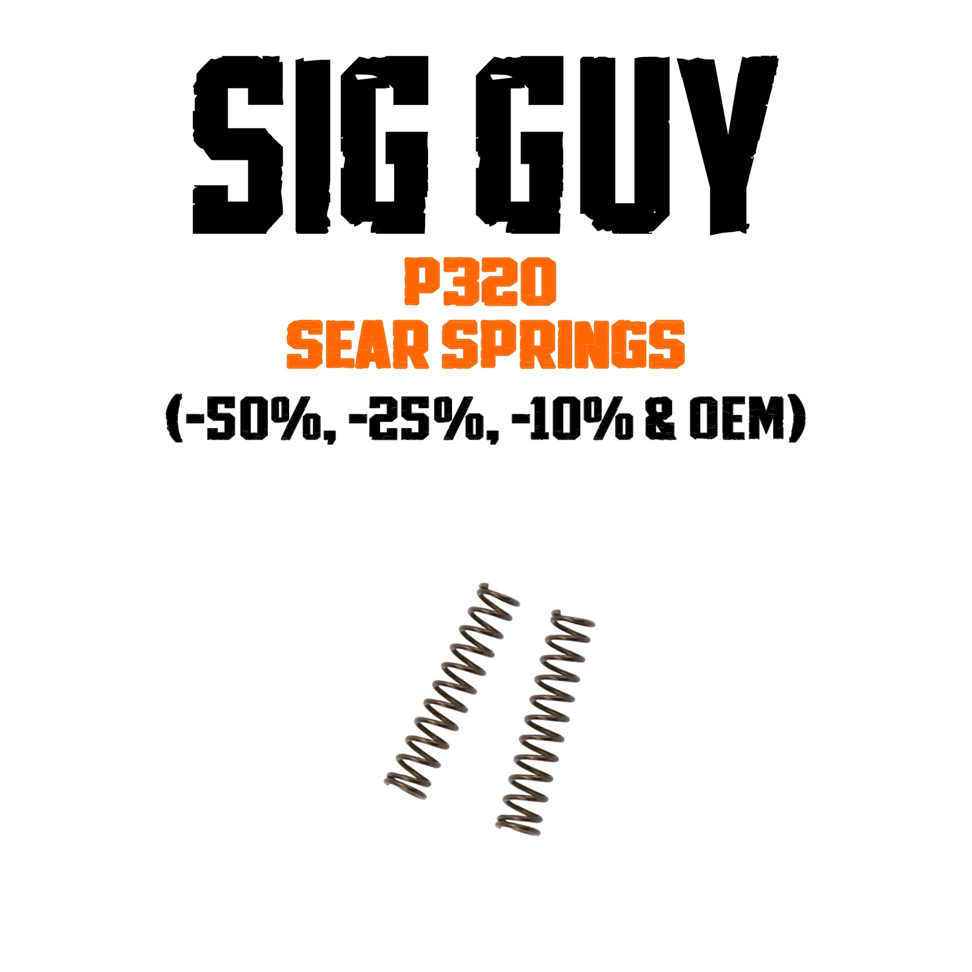 SIG Guy Tuning / Replacement P320 Sear Springs image 0