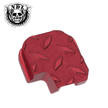 NDZ Performance P365 Deep Engraved Rear Slide Cap -RED image 2