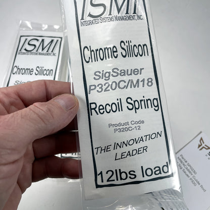 ISMI P320 Compact & M18 Single Flat Wire Recoil Springs image 6