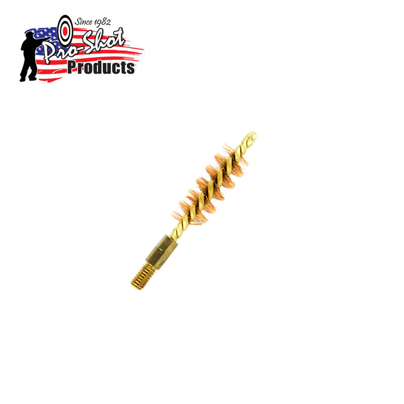 Pro-Shot , Bronze Pistol Brush, #8-36 Threaded, 38 Caliber image 0