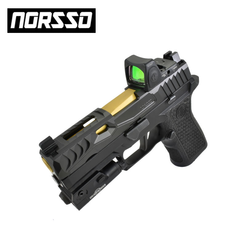 Norsso P320 Reptile Ported Compact Slide - Trijicon RMR Optic Cut image 0