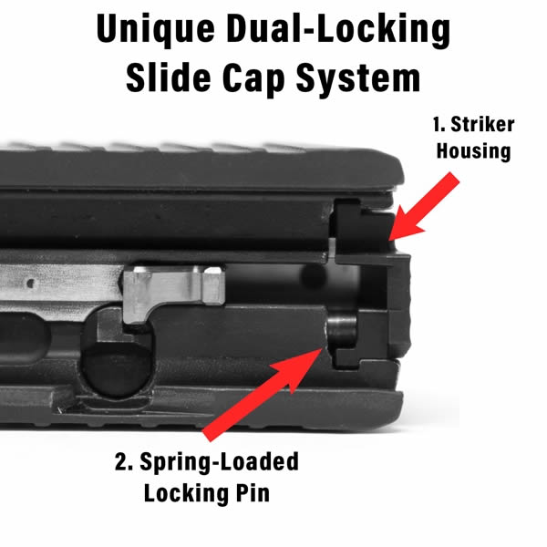 M*Carbo P365 Titanium Striker Assembly - CNC Striker Housing w/ Slide Cap image 9