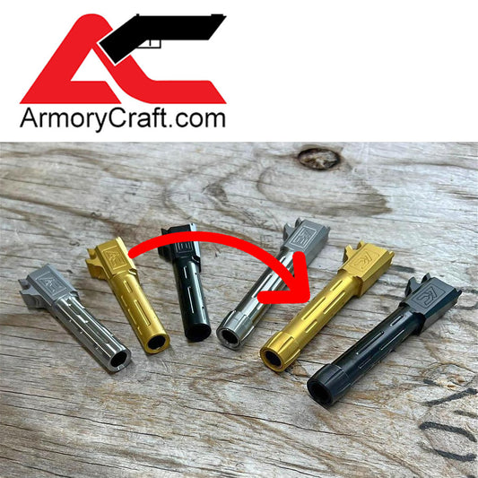 Armory Craft P365 Barrel, Threaded, Gold image 0