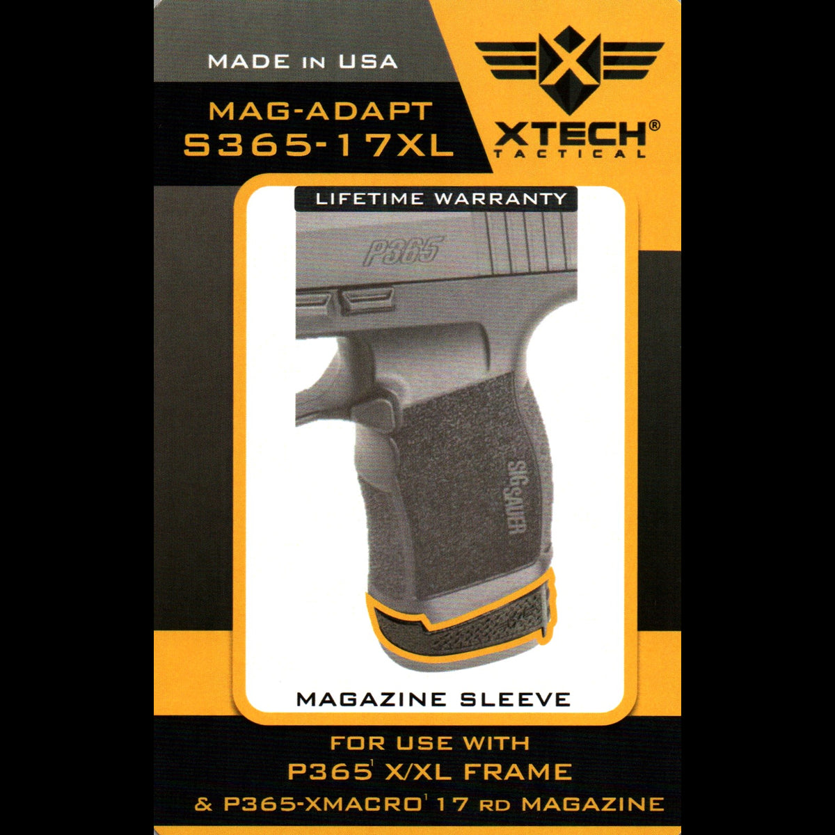 XTech Mag-Adapt S365-17XL | 9mm 17-round magazine adaptor for Sig Sauer P365X/XL image 4