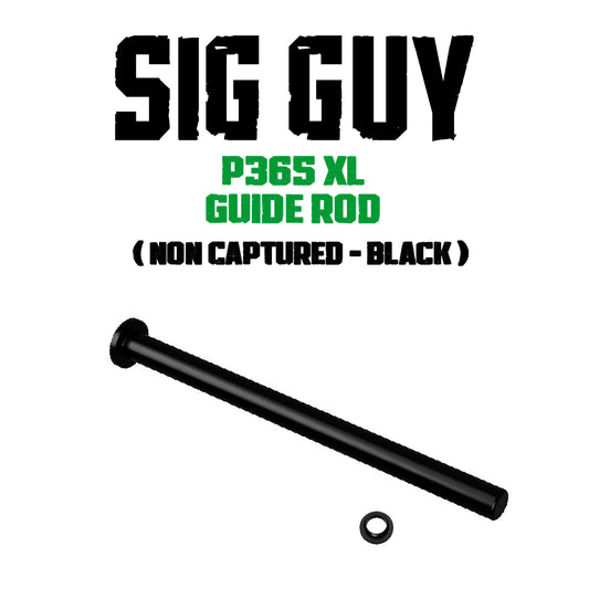 Sig Guy P365XL / XMacro Guide Rod Non Captured - BLACK