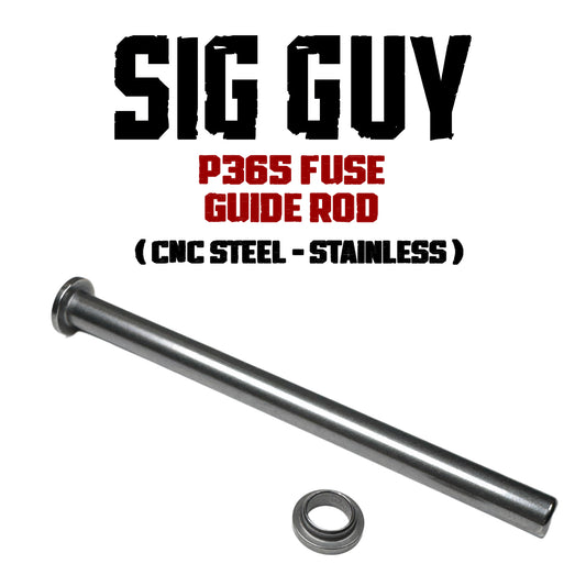 Sig Guy P365 FUSE 1911 Style Steel Guide Rod - STAINLESS STEEL