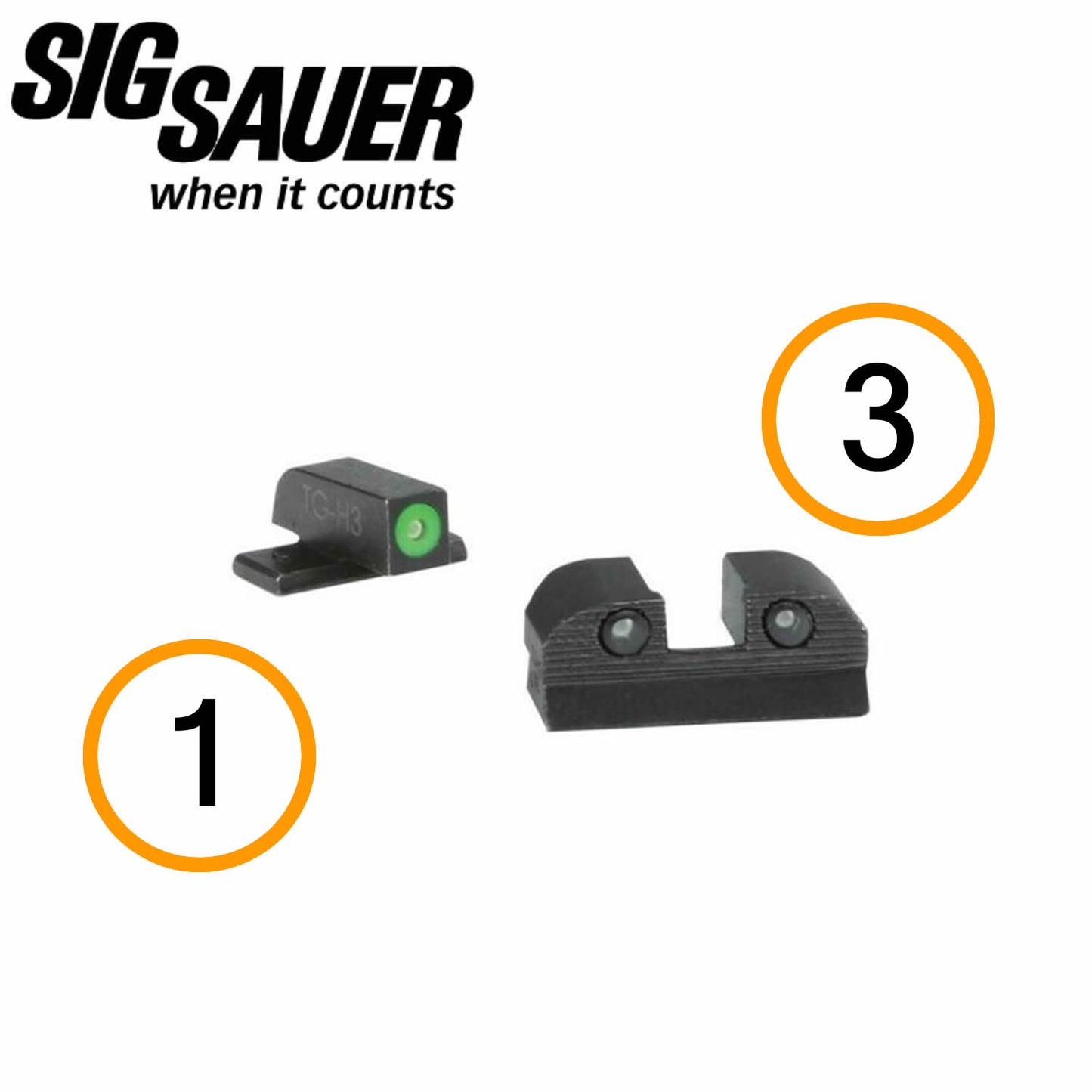 SIG Sauer X-RAY3 DAY/NIGHT SIGHTS