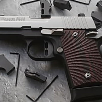 Armory Craft P238 / P938, Colt Mustang, Kimber Micro 9 - Flat trigger - SKELETON image 0