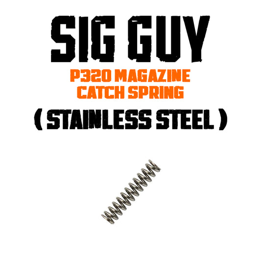 Sig Guy P320 Magazine Catch Spring - STAINLESS STEEL image 0