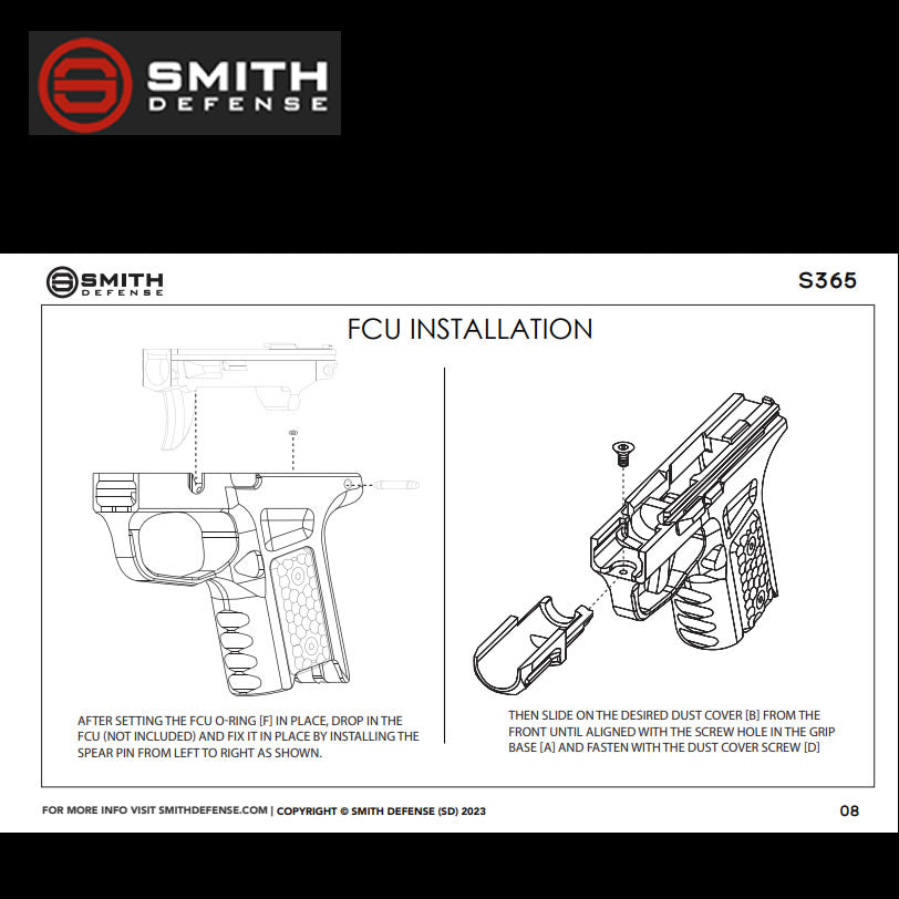 Smith Defense S365 Billet Aluminum Modular Grip Module image 12