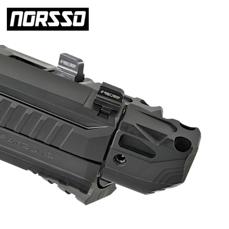 Norsso N320 Compact/Carry BBK Compensator, 9mm - BLACK image 5