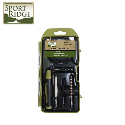 Sport Ridge 22 Cal 12 Pieces Rifle/Pistol Cleaning Kit w/ Hard Case image 0