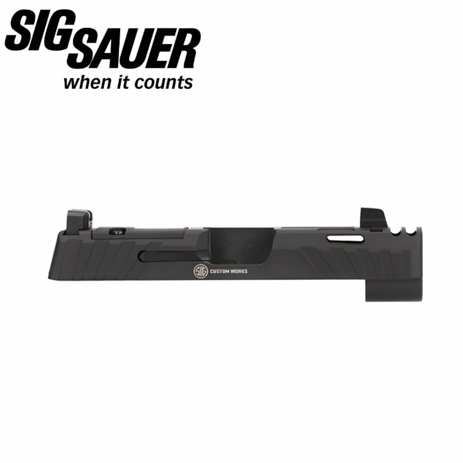 SIG Sauer P365X, 3.1", 9mm Spectre Comp Slide Assembly, Integrated Comp - BLACK image 2