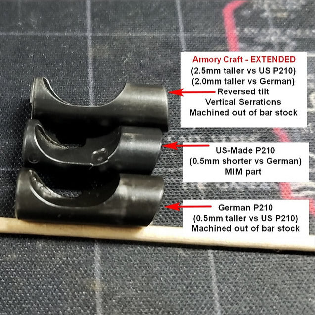 Armory Craft P210 Extended Magazine Release - German & USA pistols only image 7