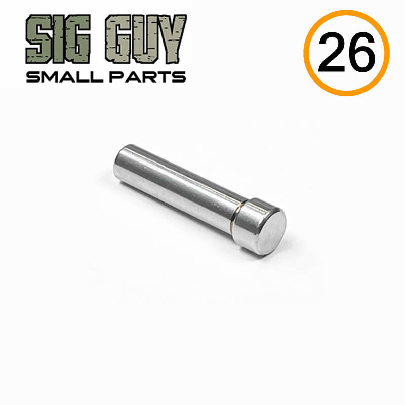 SIG Guy Safety Lever Pivot Pin, P320 - POLISHED STAINLESS STEEL, CNC image 9