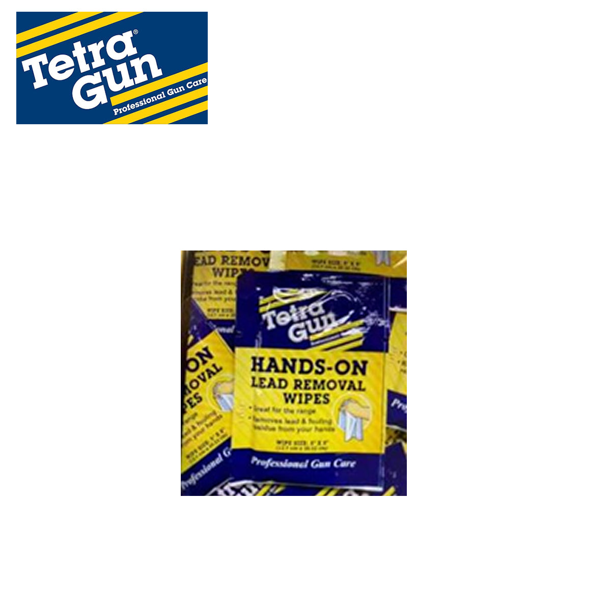 Tetra Gun Hands-On Lead Removal Wipes image 0