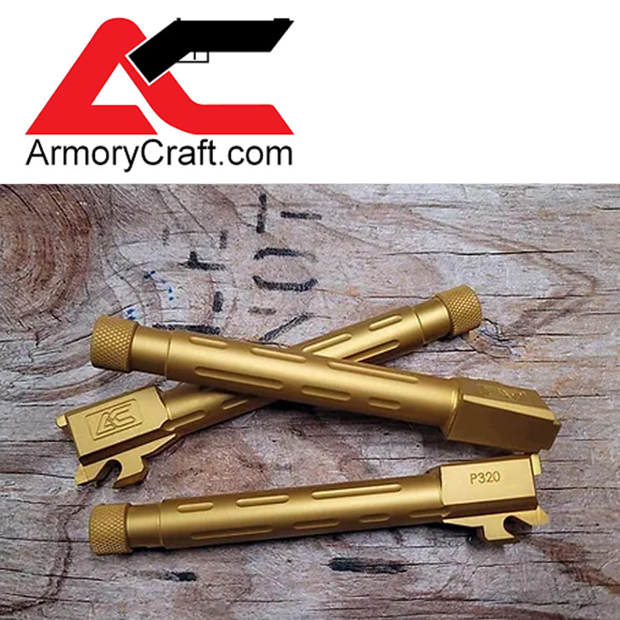 Armory Craft Sig P320 FULL Size Threaded Barrel - Gold image 0